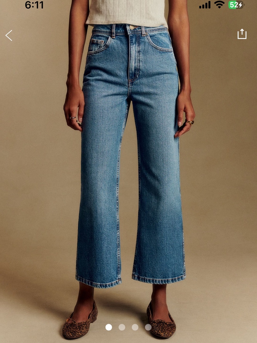 Sezane Le crop Jeans